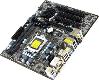 Лот: 6385946. Фото: 1. ASRock H77M (OEM) LGA1155 H77... Материнские платы