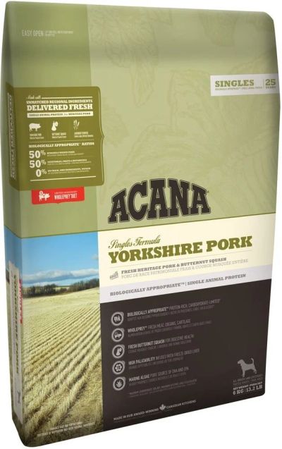 Лот: 11983937. Фото: 1. Сухой корм Acana Yorkshire Pork... Корма