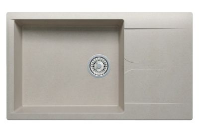 Лот: 23954602. Фото: 1. Мойка врезная с крылом POLYGRAN... Мойки кухонные
