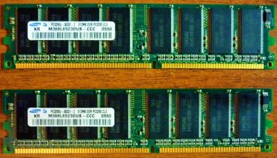 Лот: 8442340. Фото: 1. Samsung DDR 400 DIMM 512Mb. Оперативная память