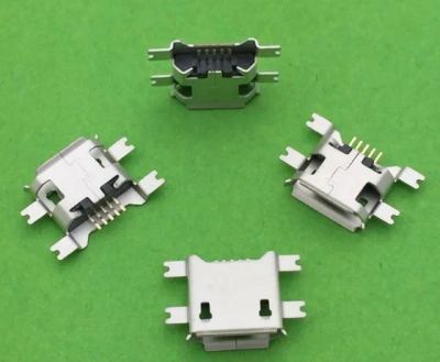 Лот: 9920298. Фото: 1. Разъем micro usb G22 (4 площадки... Шлейфы, разъёмы