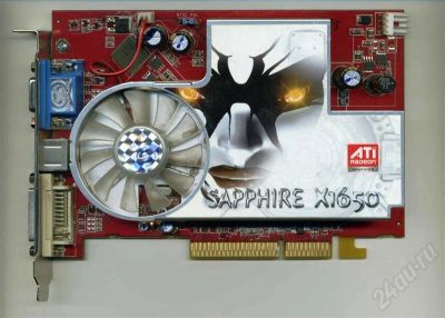 Лот: 408749. Фото: 1. 256Mb <AGP> DDR-2 Sapphire <ATI... Видеокарты