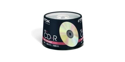 Лот: 5542487. Фото: 1. Диск CD-R TDK 700Mb 52x Cake Box... CD, DVD, BluRay