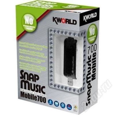 Лот: 576392. Фото: 1. FM-радио тюнер Kworld SnapMusic... Тюнеры, радиоприёмники