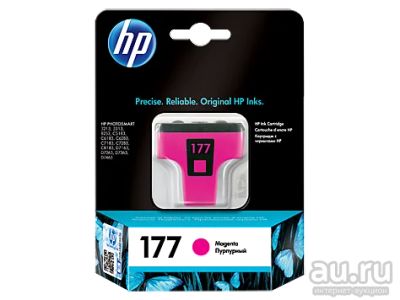 Лот: 13387369. Фото: 1. Картридж HP C8772HE (№177, magenta... Картриджи, расходные материалы