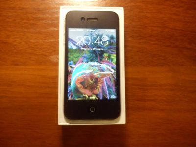 Лот: 5320556. Фото: 1. Продам iPhone 4s 8gb. Идеальное... Смартфоны