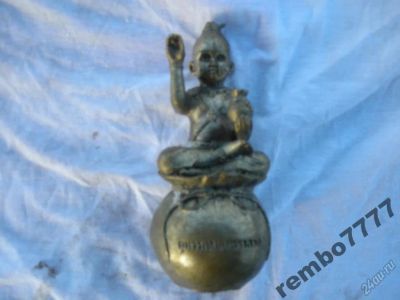 Лот: 5822065. Фото: 1. будда.ребенок.бронза.камбоджа... Скульптуры