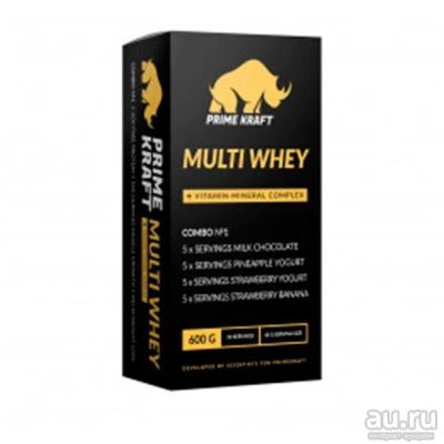 Лот: 9279479. Фото: 1. Протеин prime kraft multi whey... Спортивное питание, витамины