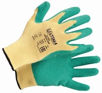 Лот: 16713467. Фото: 1. Перчатки Ultima Green Grip 660... Защитные очки, каски, перчатки