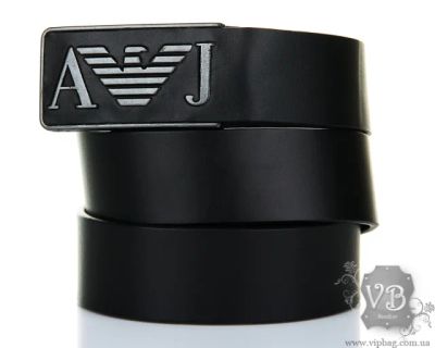 Лот: 4568356. Фото: 1. Мужской ремень Armani (чёрный). Ремни, пояса