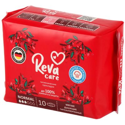 Лот: 25319302. Фото: 1. Прокладки женские Reva Care, Normal... Средства личной гигиены 