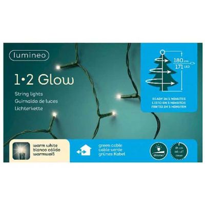 Лот: 16931590. Фото: 1. Гирлянда 1.8м LED 1-2 glow basic... Гирлянды, шарики, новогодние аксессуары