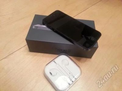 Лот: 2788668. Фото: 1. iPhone 5 16gb black модель MD297RR... Смартфоны