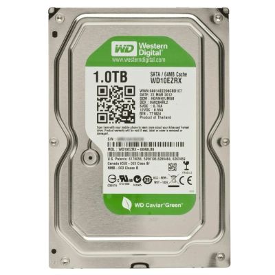 Лот: 8219105. Фото: 1. Жёсткий диск WD 1TB SataIII/64mb. Жёсткие диски (HDD)