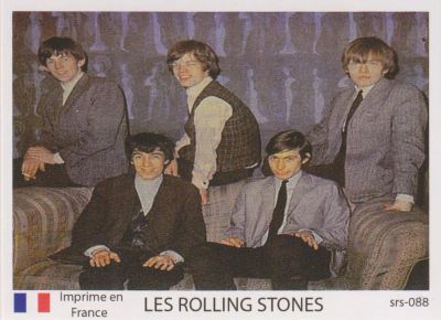 Лот: 10614879. Фото: 1. Rolling Stones коллекционная карточка... Наклейки, фантики, вкладыши