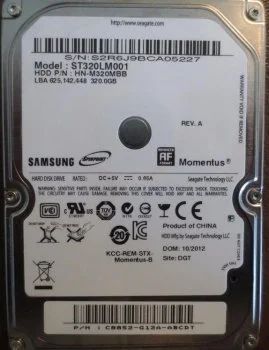 Лот: 11043194. Фото: 1. Жесткий диск 2.5" 320Gb Seagate... Жёсткие диски (HDD)