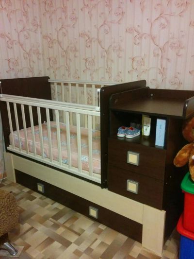 Лот: 7406436. Фото: 1. СРО- ЧНО! Продам детскую кроватку... Детские кровати и кроватки