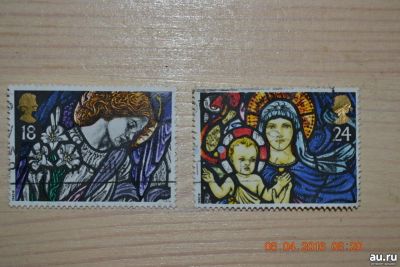 Лот: 12838341. Фото: 1. Марки Великобритании, 1992г. Рождество... Марки