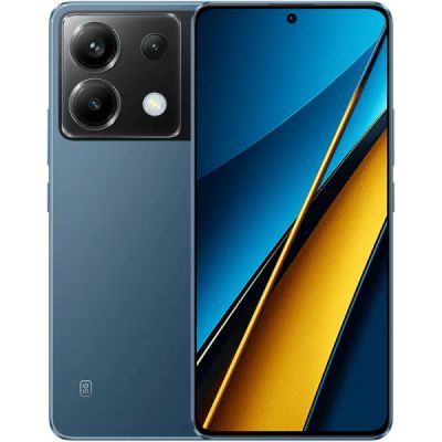 Лот: 22222209. Фото: 1. Смартфон Poco X6 5G 8/256GB Blue... Смартфоны