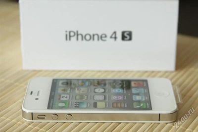 Лот: 1934462. Фото: 1. iphone 4s 32 gb white [новый... Смартфоны