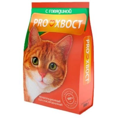 Лот: 11168843. Фото: 1. Сухой корм PROхвост для кошек... Корма
