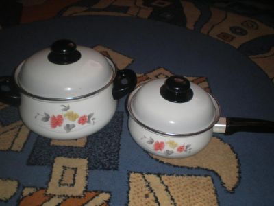 Лот: 3405180. Фото: 1. 2 кастрюльки новые. Сковороды и сотейники