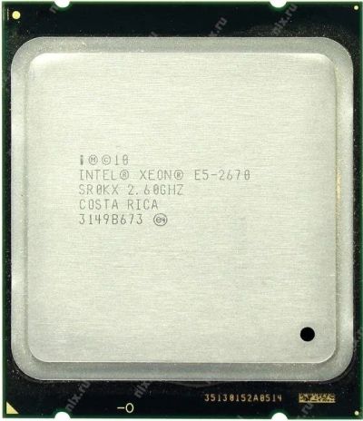 Лот: 11121389. Фото: 1. Два процессора Intel Xeon E5-2670... Процессоры