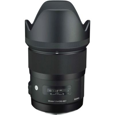 Лот: 4059945. Фото: 1. Sigma AF 35 mm f/1.4 DG HSM Canon... Объективы