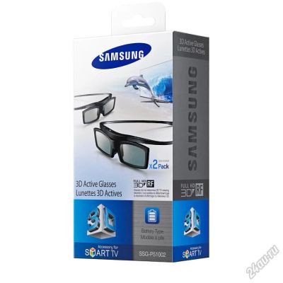 Лот: 5853623. Фото: 1. 3D очки Samsung SSG-P51002, внутри... 3D-очки