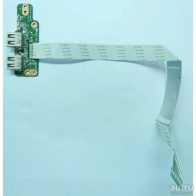 Лот: 9148573. Фото: 1. Плата USB для ноутбука hp dv7-4000... Платы расширения, контроллеры, доп. порты