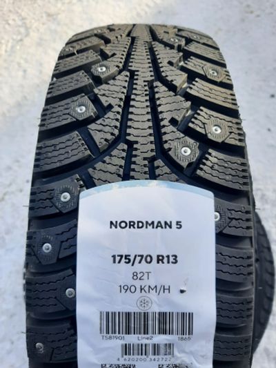 Лот: 21038971. Фото: 1. 175/70 R13 82T "Nordman 5" Новые... Шины