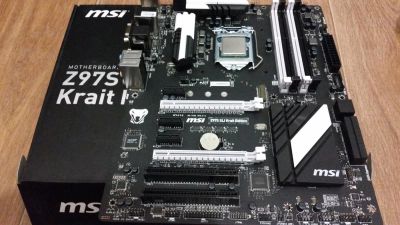 Лот: 9660774. Фото: 1. Материнская плата MSI Z97S SLI... Материнские платы