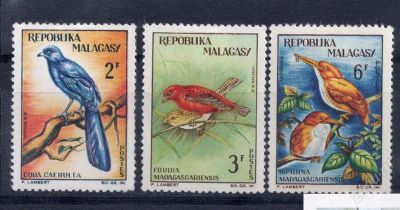 Лот: 2229297. Фото: 1. мадагаскар фауна (Х). Марки