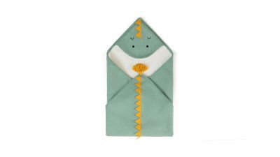 Лот: 23759767. Фото: 1. Одеяло с капюшоном Dino. Одеяла, подушки