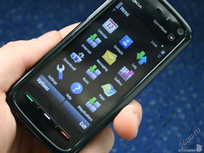 Лот: 1202467. Фото: 1. Nokia 5800 XpressMusic. Кнопочные мобильные телефоны