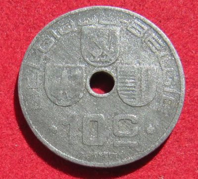 Лот: 16398383. Фото: 1. Бельгия 10 сантимов, 1942г. Европа