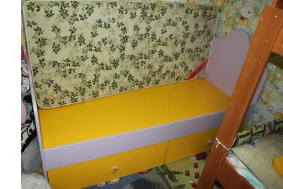 Лот: 10926915. Фото: 1. Детская кроватка 165 на 75 с 2... Кровати