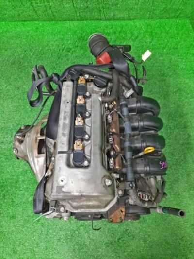 Лот: 16615819. Фото: 1. Двигатель Toyota Runx ZZE122 1ZZ-FE... Двигатель и элементы двигателя