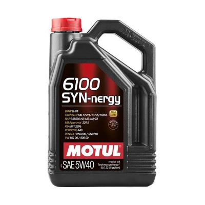 Лот: 17830372. Фото: 1. MOTUL 6100 Syn-Nergy 5W40, 5л. Масла, жидкости