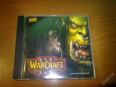 Лот: 1184239. Фото: 1. Warcraft3 Reign Of Chaos. Игры для ПК