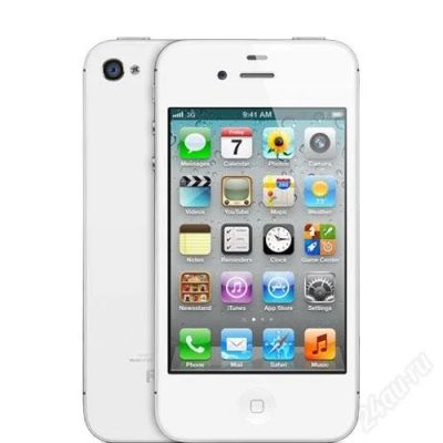 Лот: 1157817. Фото: 1. iPhone 4s 16Gb white РСТ б/у. Смартфоны