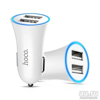 Лот: 17418574. Фото: 1. Автомобильная зарядка HOCO 2USB... Зарядные устройства, блоки питания, адаптеры сетевые для смартфонов