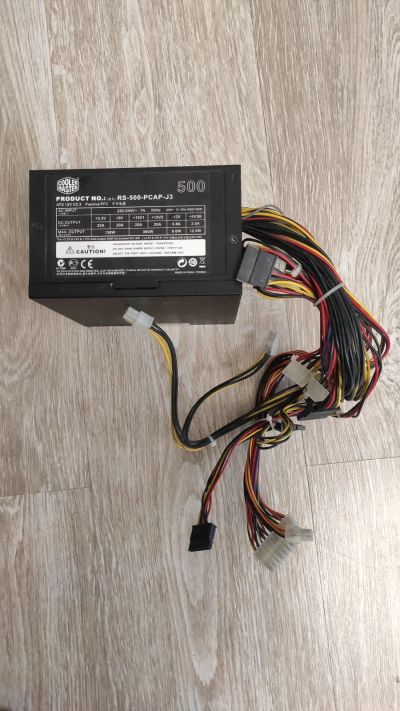 Лот: 18660568. Фото: 1. Блок питания CoolerMaster RS-500. Корпуса, блоки питания