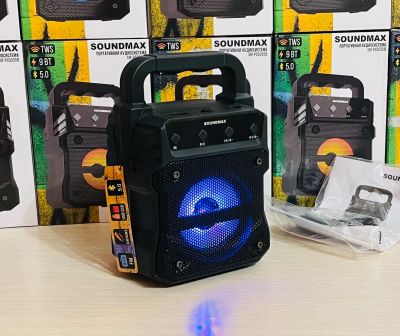 Лот: 25780902. Фото: 1. Колонка Bluetooth с радио, новая. Портативные, беспроводные колонки