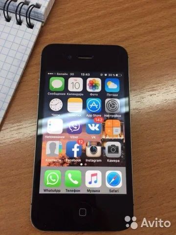 Лот: 7656777. Фото: 1. Apple iPhone4s 16gb black. Смартфоны