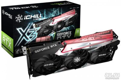 Лот: 18446284. Фото: 1. 8Gb Inno3D RTX 3060 Ti iChill... Видеокарты