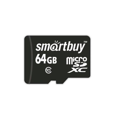 Лот: 17547334. Фото: 1. MicroSD 64 Gb Class 10 SmartBuy... Карты памяти