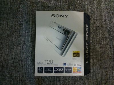 Лот: 4371447. Фото: 1. Фотоаппарат Sony Cyber-shot DSC-T20. Цифровые компактные