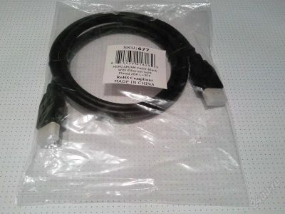 Лот: 1731339. Фото: 1. Кабель HDMI - HDMI ver.1.4 ( Ethernet... Шлейфы, кабели, переходники