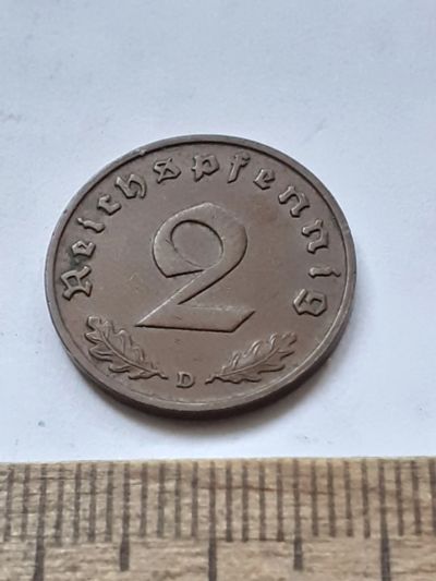 Лот: 25413172. Фото: 1. (№18391) Германия 2 Пфенига 1937... Германия и Австрия